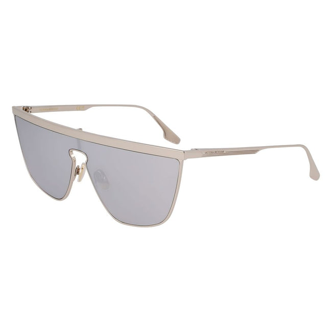 Victoria Beckham Gray Metal Sunglasses Victoria Beckham