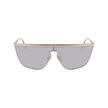 Victoria Beckham Gray Metal Sunglasses Victoria Beckham