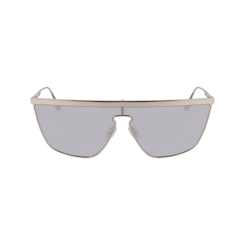 Victoria Beckham Gray Metal Sunglasses Victoria Beckham