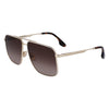 Victoria Beckham Gold Metal Sunglasses Victoria Beckham