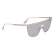Victoria Beckham Gray Metal Sunglasses Victoria Beckham
