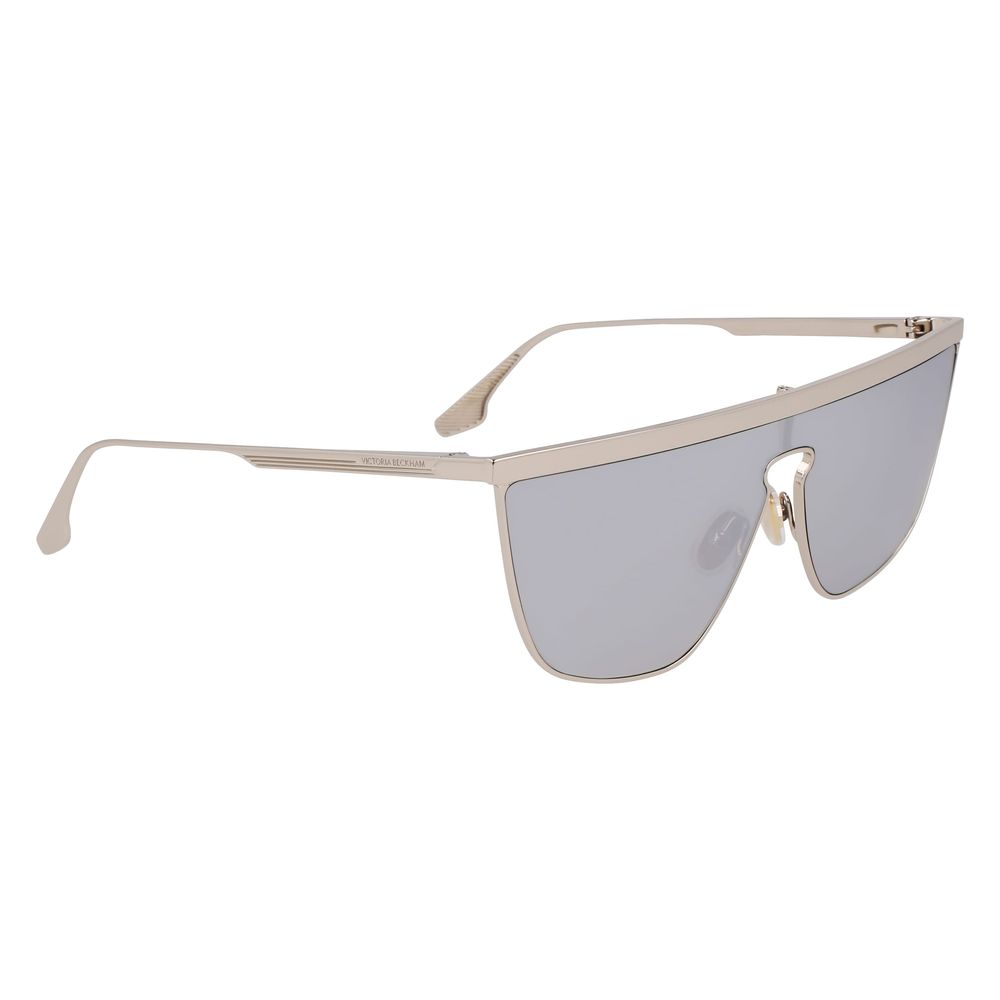 Victoria Beckham Gray Metal Sunglasses Victoria Beckham