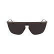 Victoria Beckham Gray Metal Sunglasses Victoria Beckham