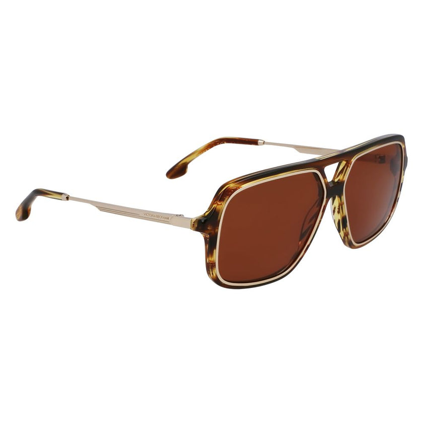 Victoria Beckham Brown Acetate Sunglasses Victoria Beckham
