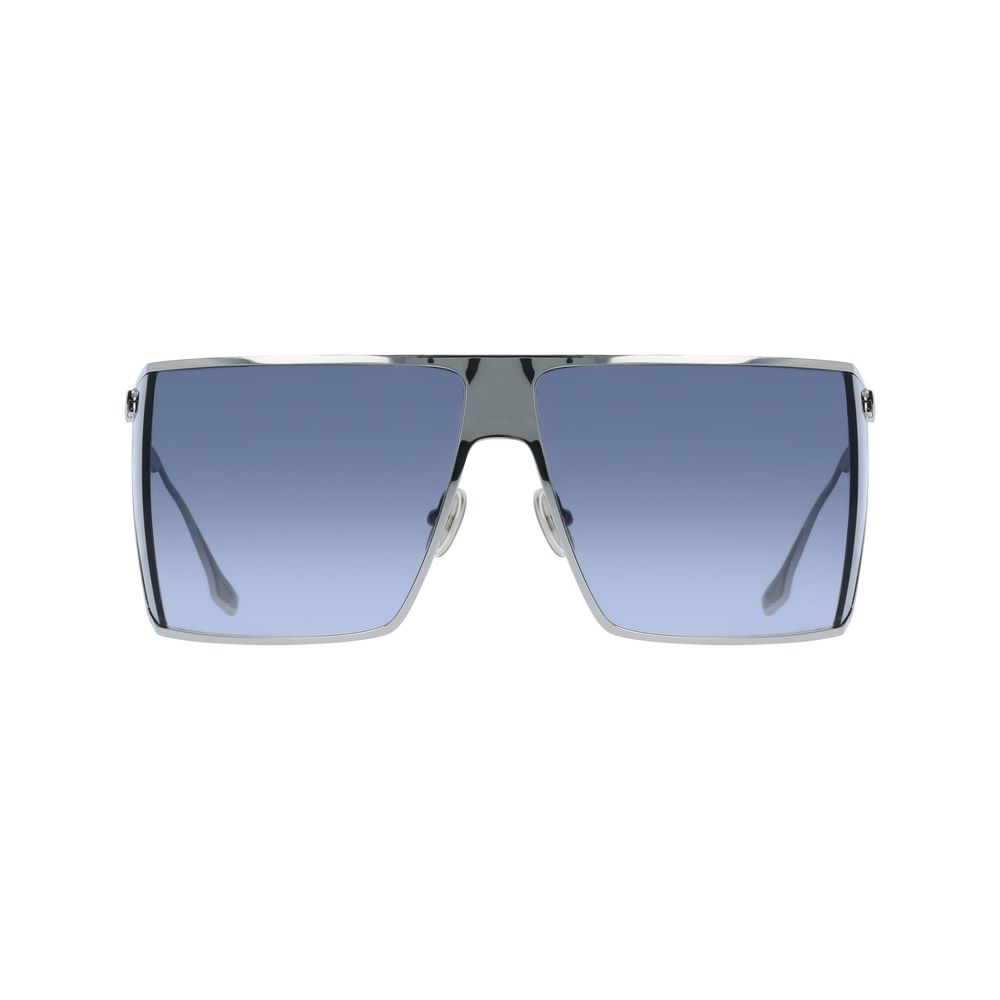 Victoria Beckham Gray Metal Sunglasses Victoria Beckham