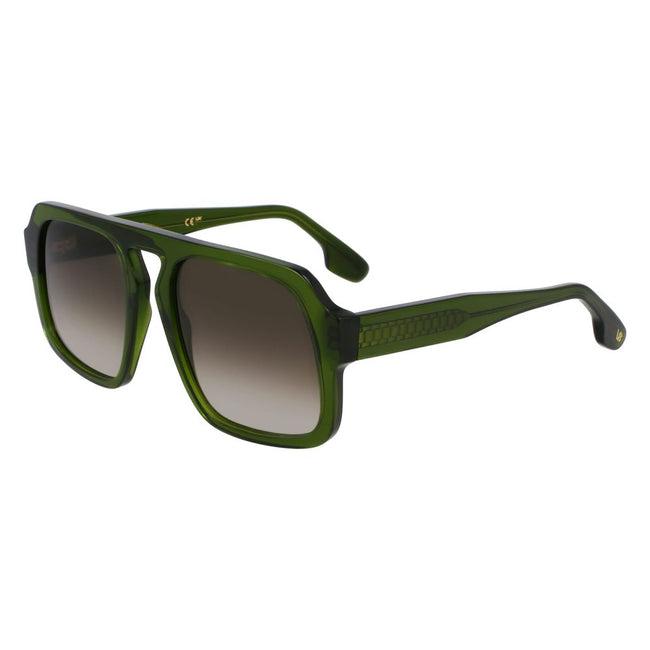 Victoria Beckham Green Acetate Sunglasses Victoria Beckham