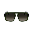Victoria Beckham Green Acetate Sunglasses Victoria Beckham
