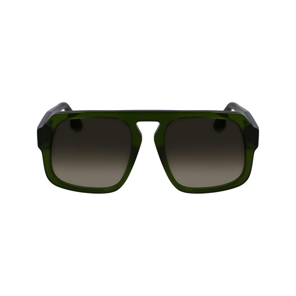 Victoria Beckham Green Acetate Sunglasses Victoria Beckham