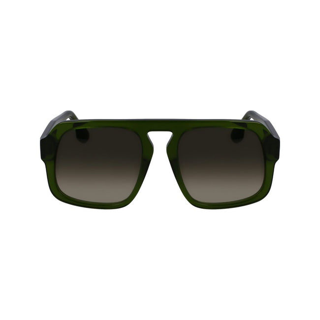 Victoria Beckham Green Acetate Sunglasses Victoria Beckham