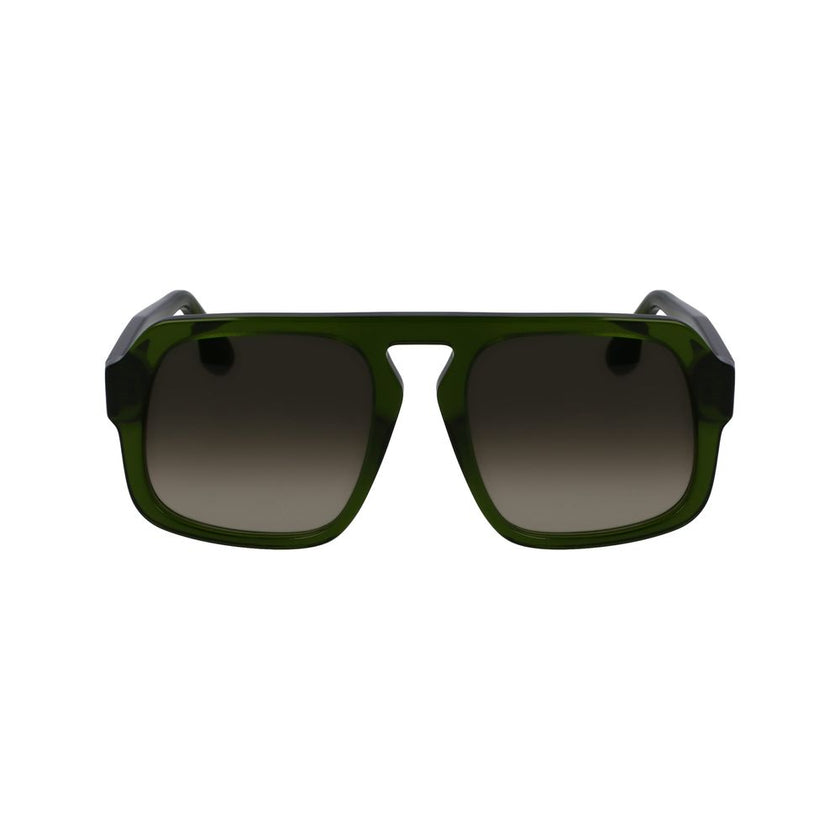 Victoria Beckham Green Acetate Sunglasses Victoria Beckham