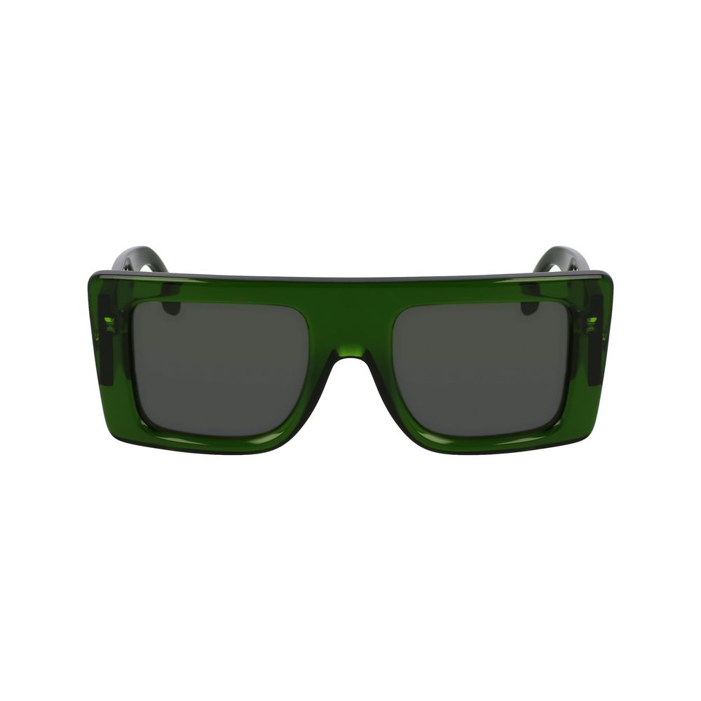Victoria Beckham Green Acetate Sunglasses Victoria Beckham
