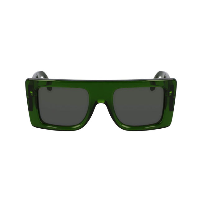 Victoria Beckham Green Acetate Sunglasses Victoria Beckham