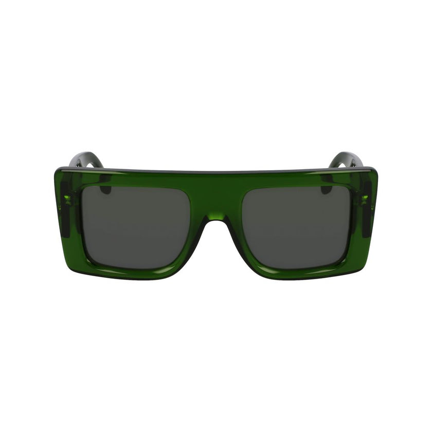 Victoria Beckham Green Acetate Sunglasses Victoria Beckham