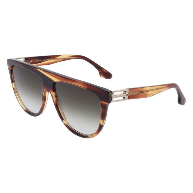 Victoria Beckham Brown Acetate Sunglasses Victoria Beckham