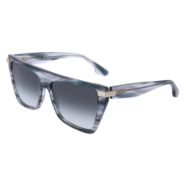 Victoria Beckham Gray Acetate Sunglasses Victoria Beckham