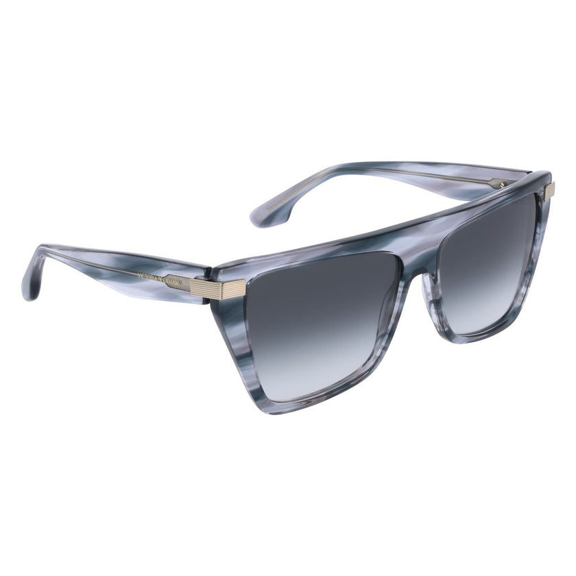 Victoria Beckham Gray Acetate Sunglasses Victoria Beckham