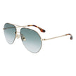 Victoria Beckham Gold Metal Sunglasses Victoria Beckham
