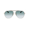 Victoria Beckham Gold Metal Sunglasses Victoria Beckham