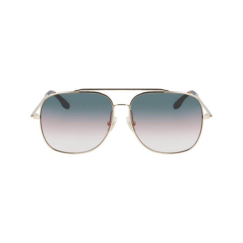 Victoria Beckham Gold Metal Sunglasses Victoria Beckham
