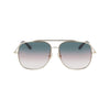 Victoria Beckham Gold Metal Sunglasses Victoria Beckham