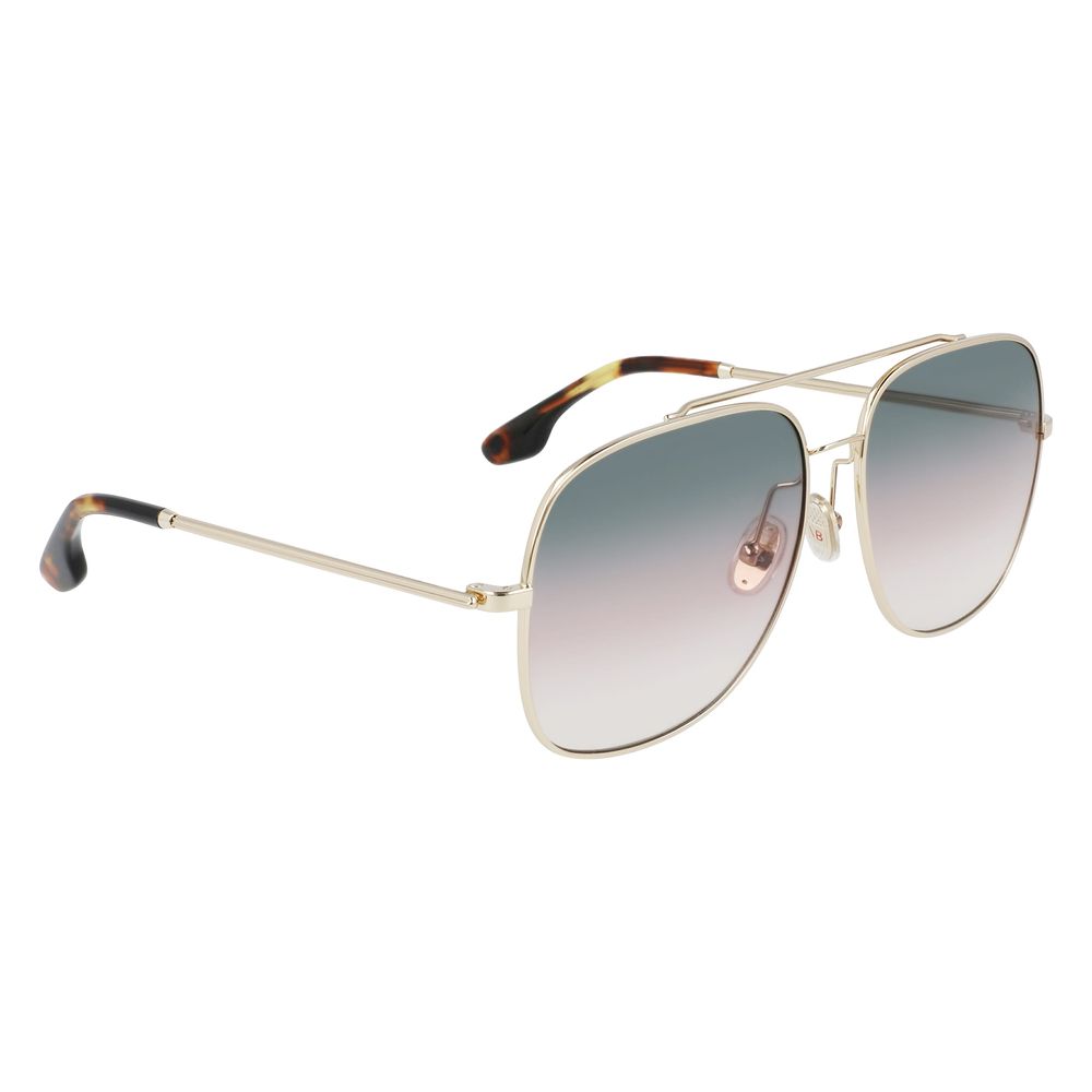 Victoria Beckham Gold Metal Sunglasses Victoria Beckham