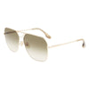 Victoria Beckham Gold Metal Sunglasses Victoria Beckham