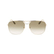 Victoria Beckham Gold Metal Sunglasses Victoria Beckham