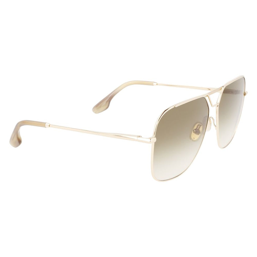 Victoria Beckham Gold Metal Sunglasses Victoria Beckham