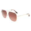Victoria Beckham Gold Metal Sunglasses Victoria Beckham