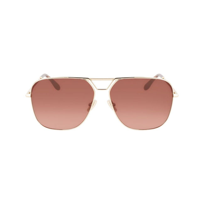 Victoria Beckham Gold Metal Sunglasses Victoria Beckham