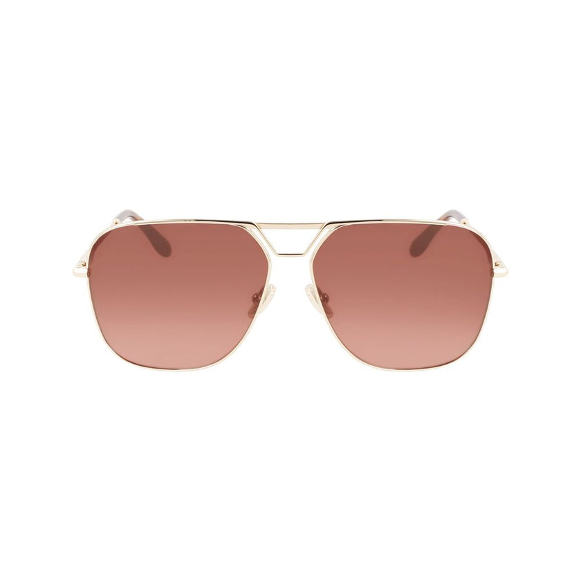 Victoria Beckham Gold Metal Sunglasses Victoria Beckham