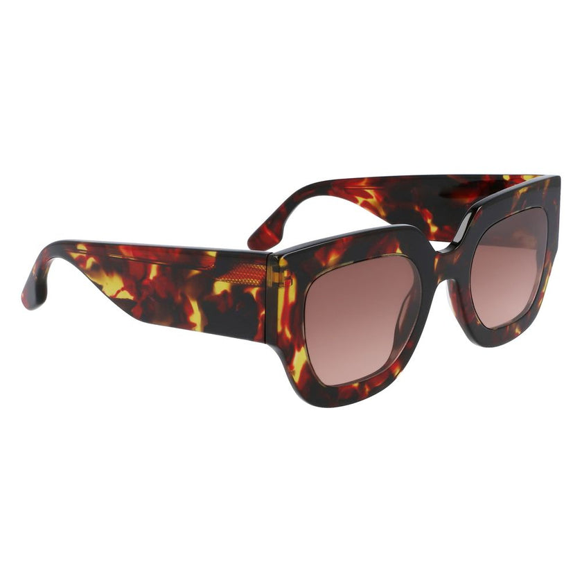 Victoria Beckham Red Acetate Sunglasses Victoria Beckham