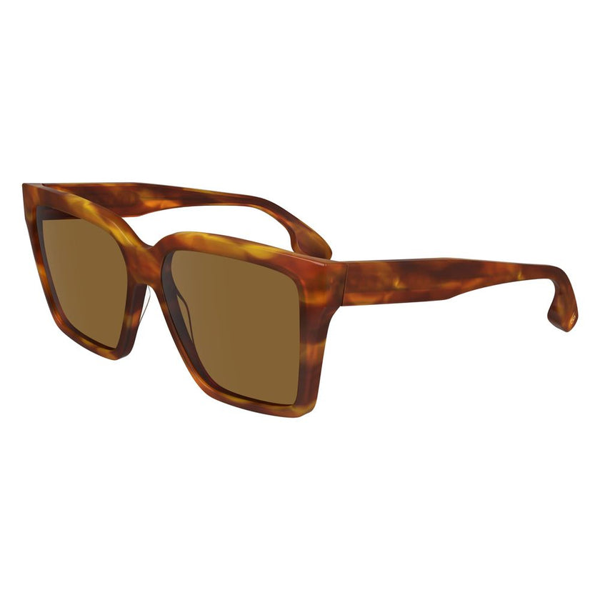 Victoria Beckham Brown Acetate Sunglasses Victoria Beckham