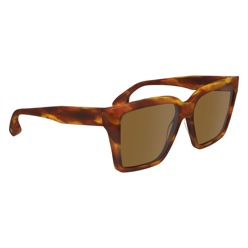 Victoria Beckham Brown Acetate Sunglasses Victoria Beckham