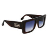 Victoria Beckham Brown Acetate Sunglasses Victoria Beckham