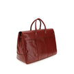 Brunello Cucinelli Bordeaux Calf Leather Bos Taurus Shoulder Bag Brunello Cucinelli