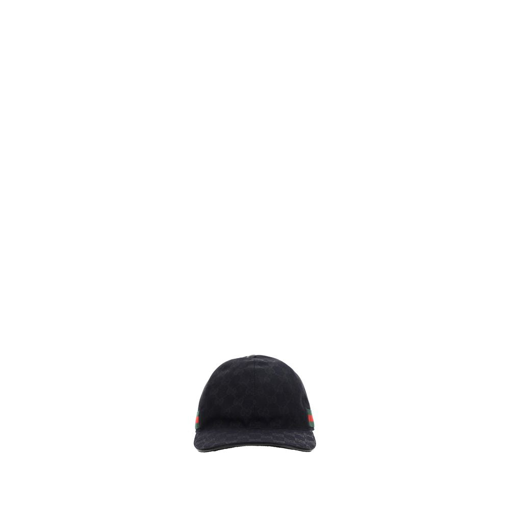 Gucci Black Cotton Cap (Baseball Hat) Gucci