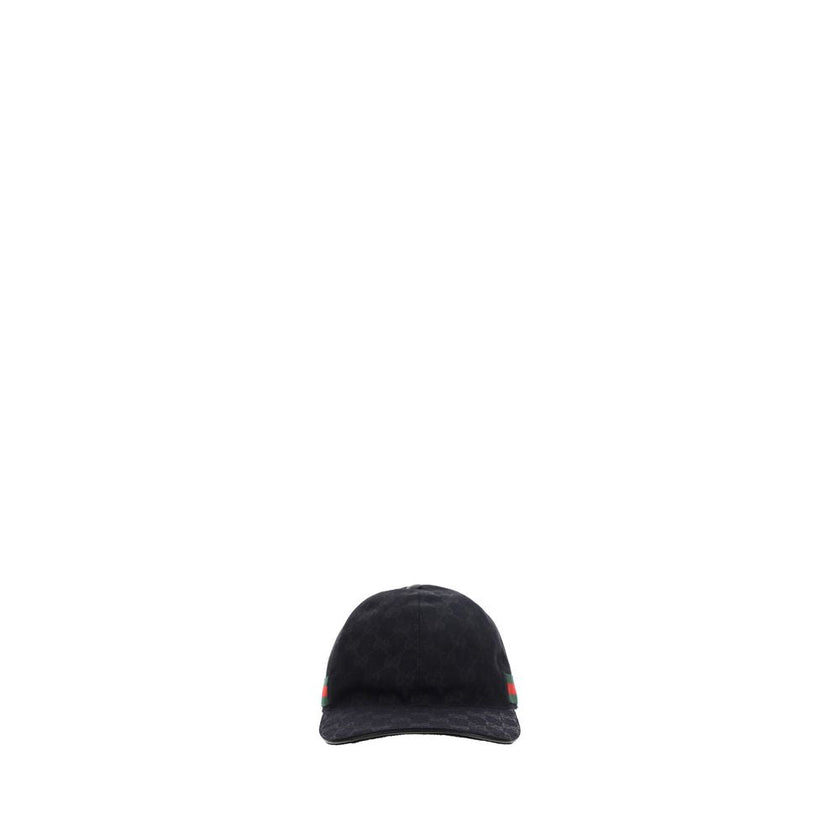 Gucci Black Cotton Cap (Baseball Hat) Gucci