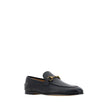 Gucci Black Calf Leather Bos Taurus Slip-On Loafers Gucci