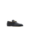 Gucci Black Calf Leather Bos Taurus Slip-On Loafers Gucci