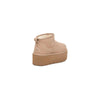UGG Beige Suede Leather Ankle Boots UGG