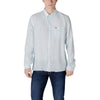 Lacoste Blue Linen Shirt Lacoste