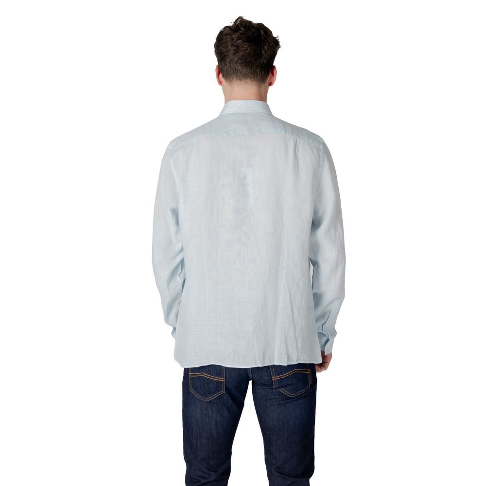 Lacoste Blue Linen Shirt Lacoste