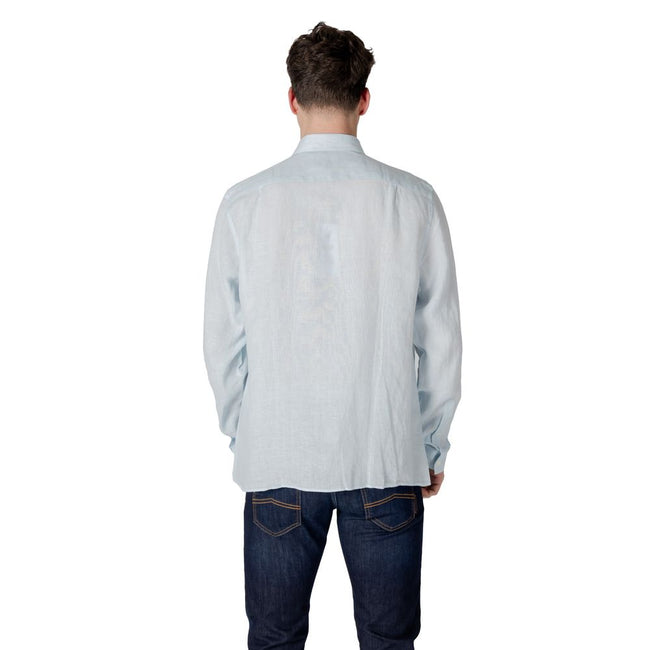 Lacoste Blue Linen Shirt Lacoste