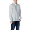 Lacoste Blue Linen Shirt Lacoste