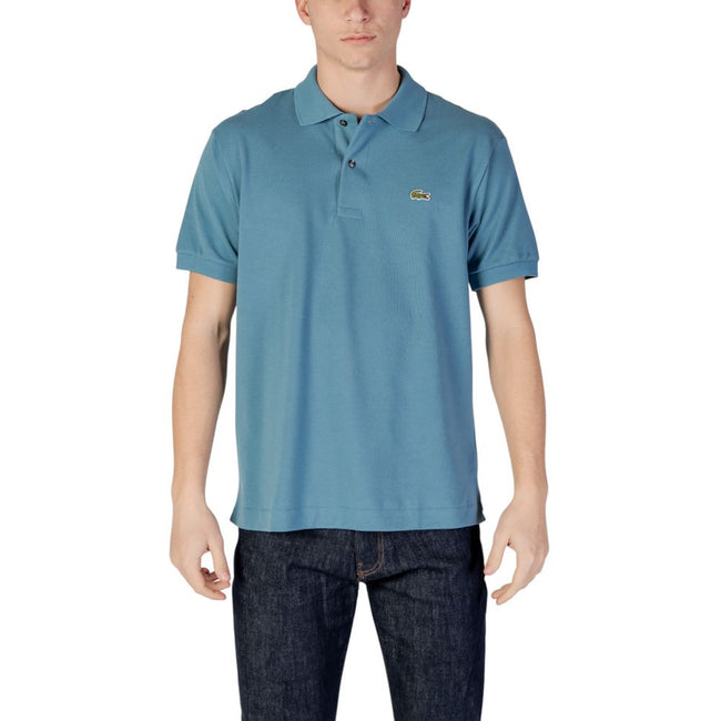 Lacoste Blue Cotton Polo Shirt Lacoste