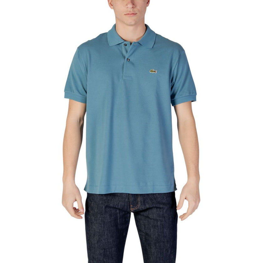 Lacoste Blue Cotton Polo Shirt Lacoste