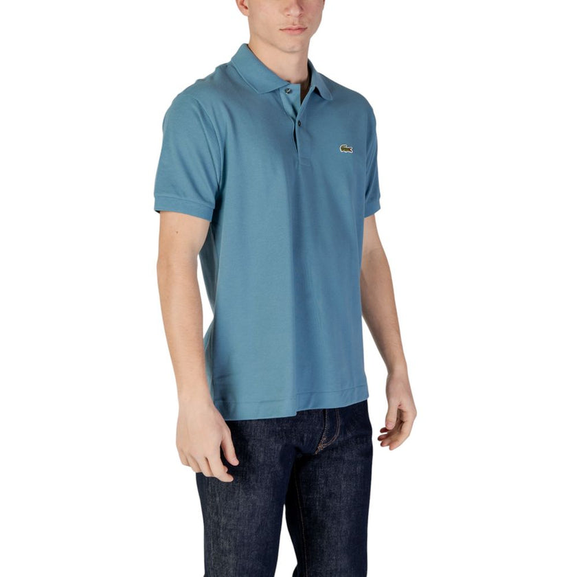 Lacoste Blue Cotton Polo Shirt Lacoste