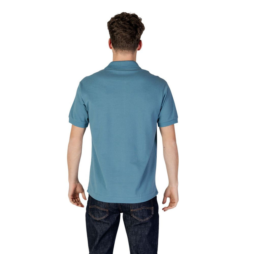 Lacoste Blue Cotton Polo Shirt Lacoste