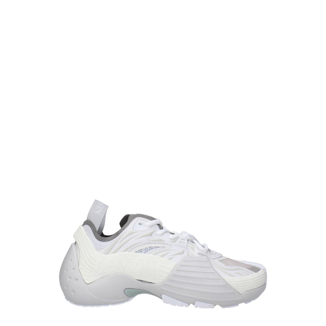 Lanvin White Leather Athletic Sneakers Lanvin